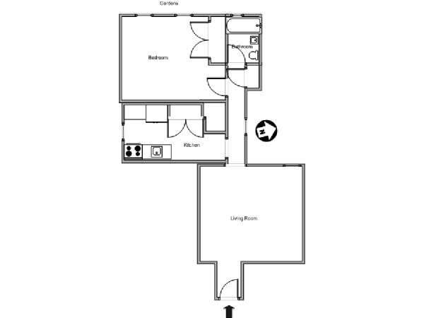 New York 2 Zimmer wohnungsvermietung - layout New York 2 Zimmer wohnungsvermietung - layout