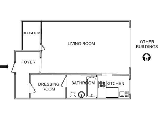 New York Studiowohnung ferienwohnung - layout 