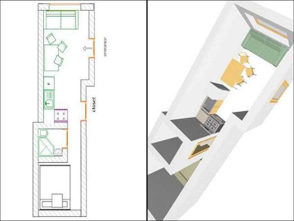 New York Apartment: Alcove Studio Apartment Rental in Upper East Side ...