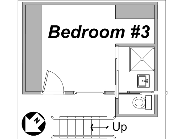 New York 3 Camere appartamento - layout 1 (NY-12788)
