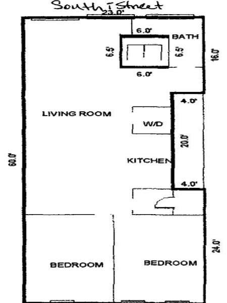 New York 2 Camere - Loft appartamento - layout (NY-12877) New York 2 Camere - Loft appartamento - layout (NY-12877)