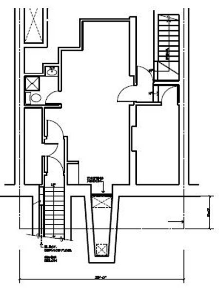 New York Studio T1 appartement location vacances - plan sch&eacute;matique  (NY-14087)