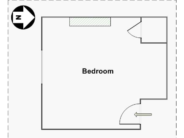 New York 7 Camere da letto affitto bed breakfast - piantina approssimativa dell' appartamento  (NY-14158)