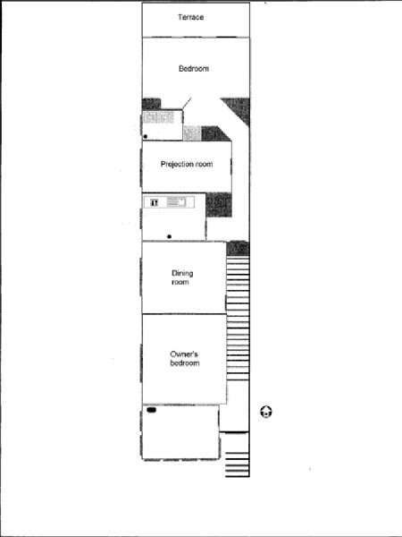 New York 3 Zimmer wohnung bed breakfast - layout  (NY-14318)