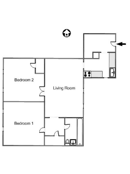 New York Room For Rent 2 Bedroom apartment for a roommate in Brooklyn ...