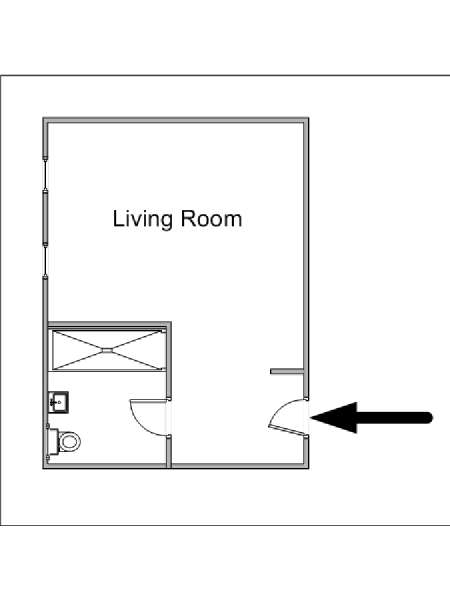 New York Studio apartment - apartment layout (NY-15320) New York Studio apartment - apartment layout (NY-15320)