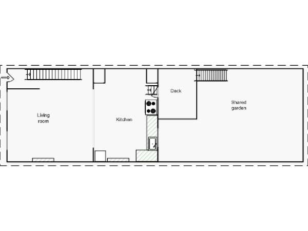 New York 2 Bedroom - Duplex accommodation - apartment layout 1 (NY-15439) New York 2 Bedroom - Duplex accommodation - apartment layout 1 (NY-15439)