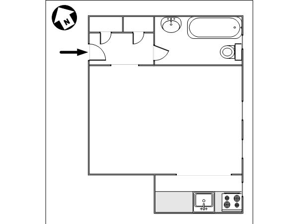 Nueva York Estudio apartamento - esquema  (NY-15443)