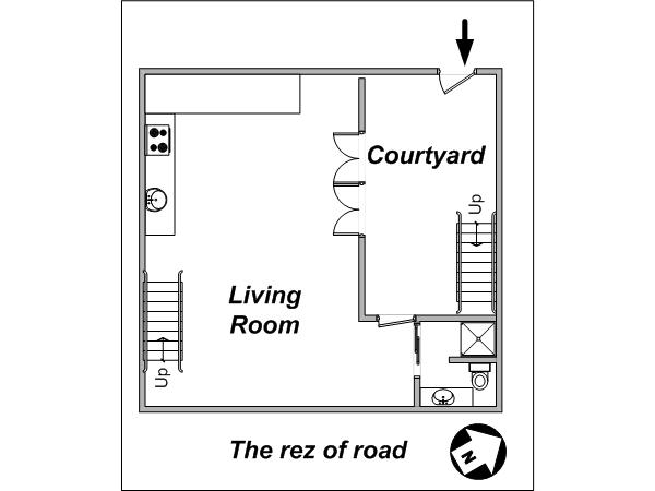 París 5 Dormitorios - Loft - Tríplex alojamiento - esquema 3 París 5 Dormitorios - Loft - Tríplex alojamiento - esquema 3