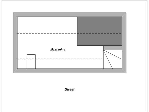 Parigi 1 Camera da letto appartamento - piantina approssimativa dell' appartamento 2 (PA-2369)