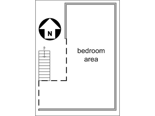 Paris Studio/T1 - Duplex appartements location vacances - plan sch&eacute;matique 2