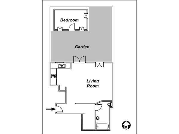 Paris 2 Zimmer wohnungsvermietung - layout Paris 2 Zimmer wohnungsvermietung - layout