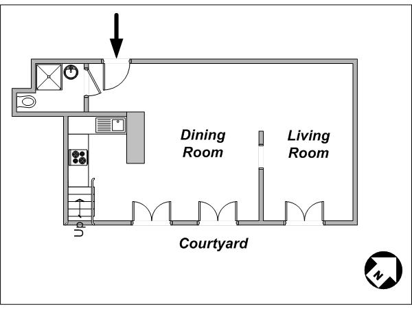 Paris 3 Zimmer - Duplex ferienwohnung - layout 2 (PA-3759) Paris 3 Zimmer - Duplex ferienwohnung - layout 2 (PA-3759)