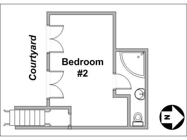 Par&iacute;s 2 Dormitorios - Loft - D&uacute;plex apartamento - esquema 2 (PA-3837)