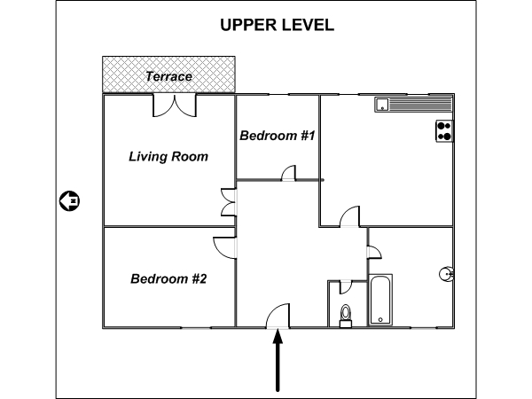 Sur de Francia - Camargue - C&ocirc;te Bleue - 3 Dormitorios - D&uacute;plex - Villa alojamiento - esquema 2 (PR-955)