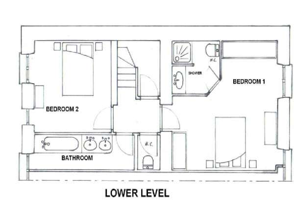 South France - French Riviera - 3 Bedroom apartment - layout 1 (PR-964)