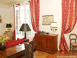 Location de vacances à Paris. Photo d'un appartement T3 au Trocadero, Auteuil (PA 2729)