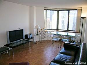 Location meublée à New York. Photo d'un appartement T2 à Murray Hill, Midtown East (NY-11945).