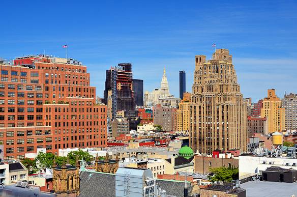 Vue du quartier de Chelsea à Manhattan