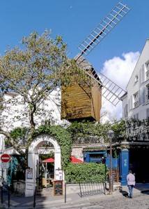 Lo storico Moulin de la Galette a Montmartre