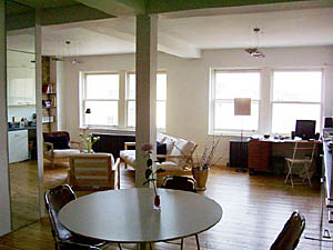 London 2 Zimmer - Loft wohnungsvermietung - wohnzimmer (LN-302) photo 2 von 2