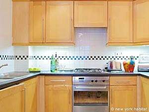 London 4 Zimmer wohnungsvermietung - k&uuml;che (LN-1139) photo 2 von 2
