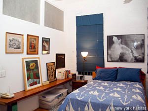 New York T2 - Loft appartement location vacances - chambre (NY-207) photo 4 sur 6