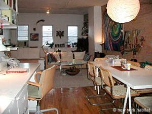 New York Studiowohnung - Loft wohnungsvermietung - wohnzimmer (NY-1023) photo 4 von 11