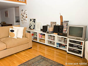 New York 1 Camera - Loft - Duplex appartamento casa vacanze - soggiorno (NY-11198) photo 8 di 12