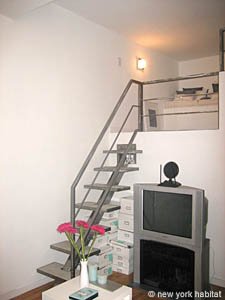 New York Monolocale - Loft appartamento da dividere - soggiorno (NY-11302) photo 2 di 5