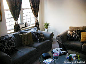 New York 2 Bedroom roommate share apartment - living room (NY-11360) photo 3 of 5