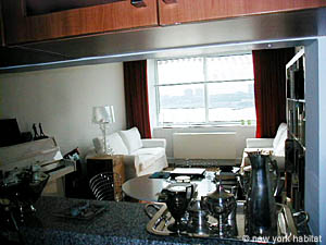 New York 2 Zimmer ferienwohnung - wohnzimmer (NY-11608) photo 6 von 7