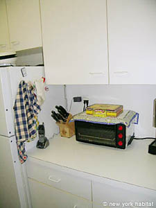 New York Studio mit Alkoven wohnungsvermietung - k&uuml;che (NY-11699) photo 3 von 4