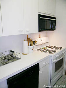 New York Studio mit Alkoven wohnungsvermietung - k&uuml;che (NY-11699) photo 4 von 4