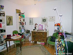 New York 3 Zimmer wohnung bed breakfast - wohnzimmer (NY-11854) photo 1 von 3