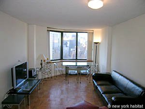 New York 2 Zimmer wohnungsvermietung - wohnzimmer (NY-11945) photo 2 von 4
