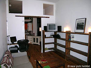 New York Studiowohnung - Loft ferienwohnung - wohnzimmer (NY-11991) photo 1 von 6