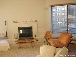 New York 2 Zimmer - Loft - Penthaus wohnungsvermietung - wohnzimmer (NY-12047) photo 9 von 11