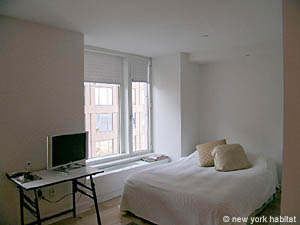 New York Alcove Studio apartment living room photo 2