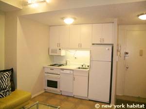 New York 2 Zimmer wohnungsvermietung - k&uuml;che (NY-12206) photo 1 von 2