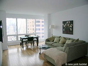 New York 2 Zimmer wohnungsvermietung - wohnzimmer (NY-12329) photo 2 von 5