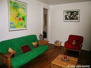 New York 2 Bedroom roommate share apartment - living room (NY-12463) photo 4 of 5