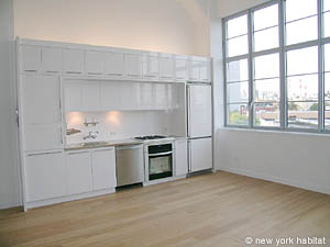 New York Unfurnished Apartment: 1 bedroom loft rental in Long Island City, Queens (NY-12468