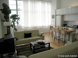 New York 3 Zimmer - Loft wohnungsvermietung - wohnzimmer (NY-12469) photo 6 von 9