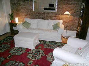 New York 2 Zimmer - Stadthaus wohnungsvermietung - wohnzimmer 1 (NY-12483) photo 6 von 7
