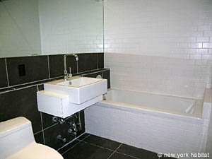 New York 1 Bedroom - Loft unfurnished apartment rental bathroom photo 25