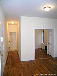 New York 1 Bedroom unfurnished apartment rental living room photo 2