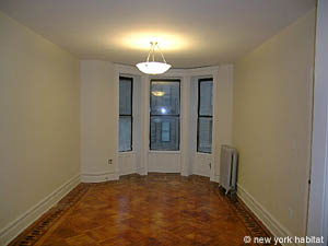 New York 3 Bedrooms unfurnished apartment rental living room photo 2