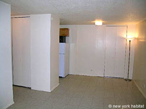 New York Studio unfurnished apartment rental living room photo 13