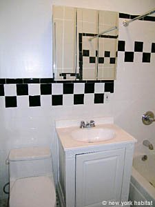 New York 1 Bedroom unfurnished apartment rental - bathroom (NY-12662) photo 1 of 1